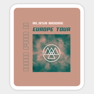 Europe Tour Sticker